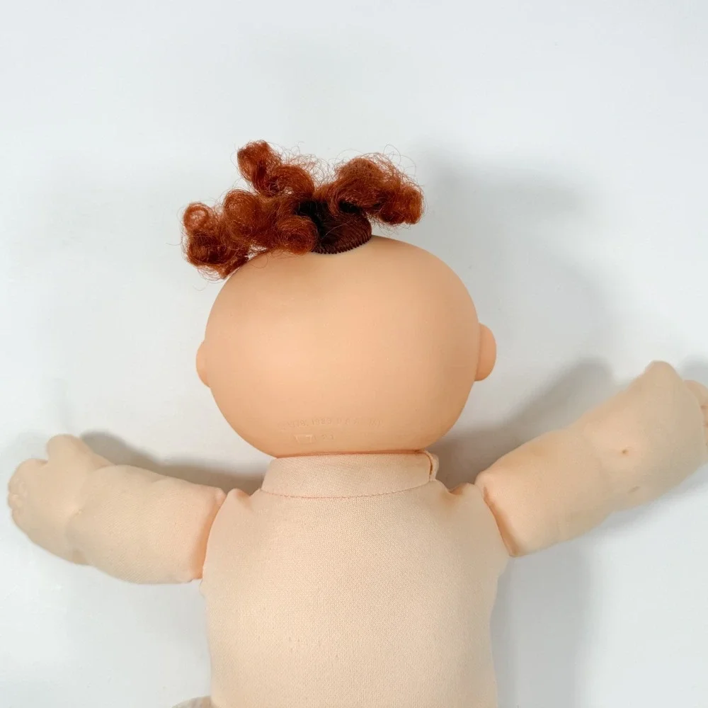 1989 Hasbro Cabbage Patch Kids Baby Doll Mold 17 Blue Eyes Red Hair OAA Xavier R